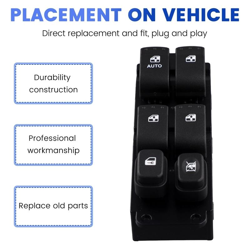 Car POWER WINDOW MAIN SWITCH For Ssangyong REXTON 2004-2011 8582008C04HEN=8582008C04HCX