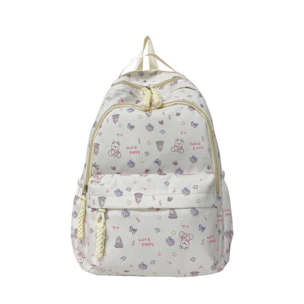Schoolbag schoolbag junior high school girls 1011 summer new high school college students printed backpack versatile large capacity computer backpack
