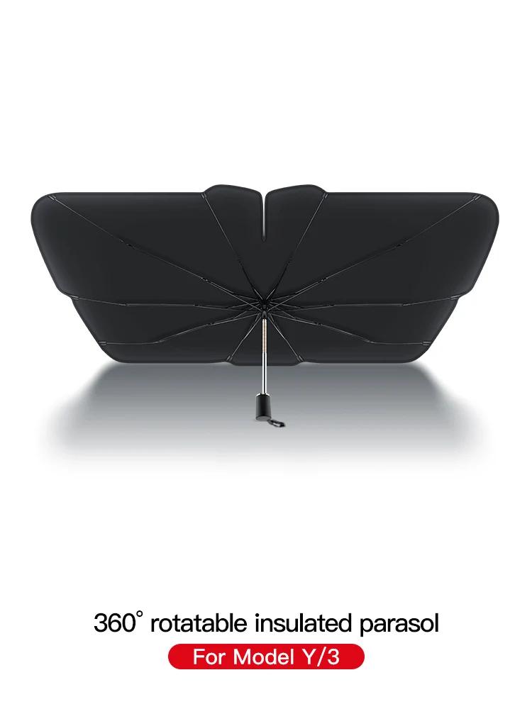 

YZ For Tesla 2025 Highland Model 3 Model Y Starship Ice Frost Sun Shades Honeycomb Glass Screen Sunshade Front Rear Sunroof