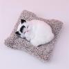 Simulated Kitten Meow Bamboo Charcoal Deodorizing Plush Cushion for Car & Home Decoration