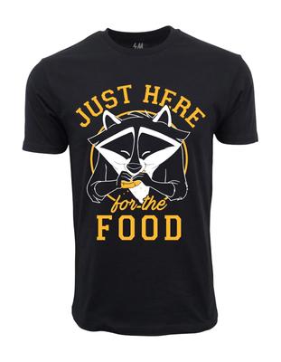 Unisex Adult Casual Graphic I AM JUST HERE FOR THE FOOD GRAPHIC T S...