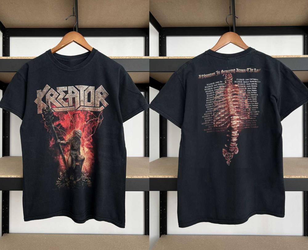 Kreator Thrash Metal Band Tour Black 2sides Tshirt S to 5XL UR323 Unisex T-Shirt XXXXL