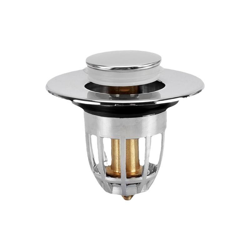 Anti-Odor Copper Pop-Up Washbasin Drain: Insect-Proof, Anti-Clogging, Leak-Proof Plug Accessory