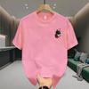 American Cat Summer Cotton Short-sleeved Cotton Printed Men's Summer Cotton Short-sleeved Cool Trendy Round Neck T-shirt