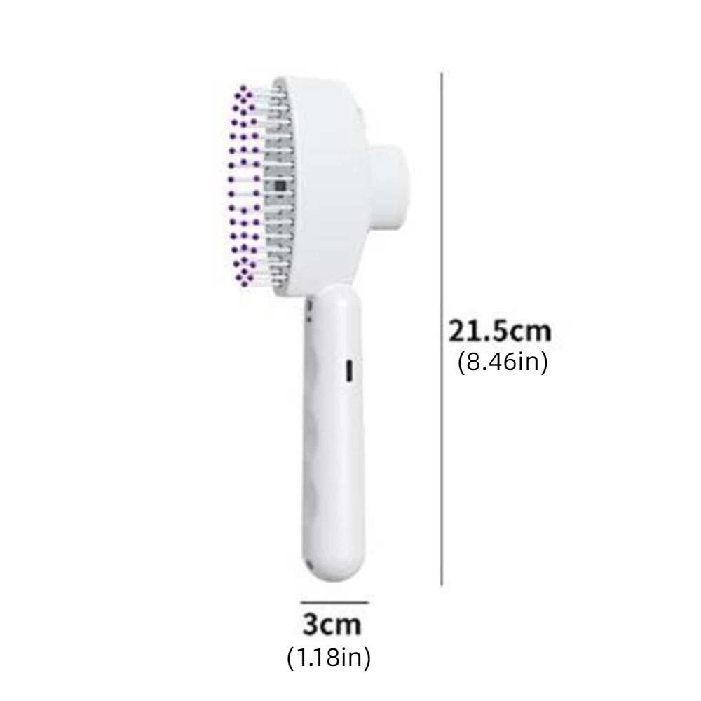 Anti-Frizz Large Tank Electric Spray Hair Brush Multi-Function 2-In-1 Misting Hair Brush Women