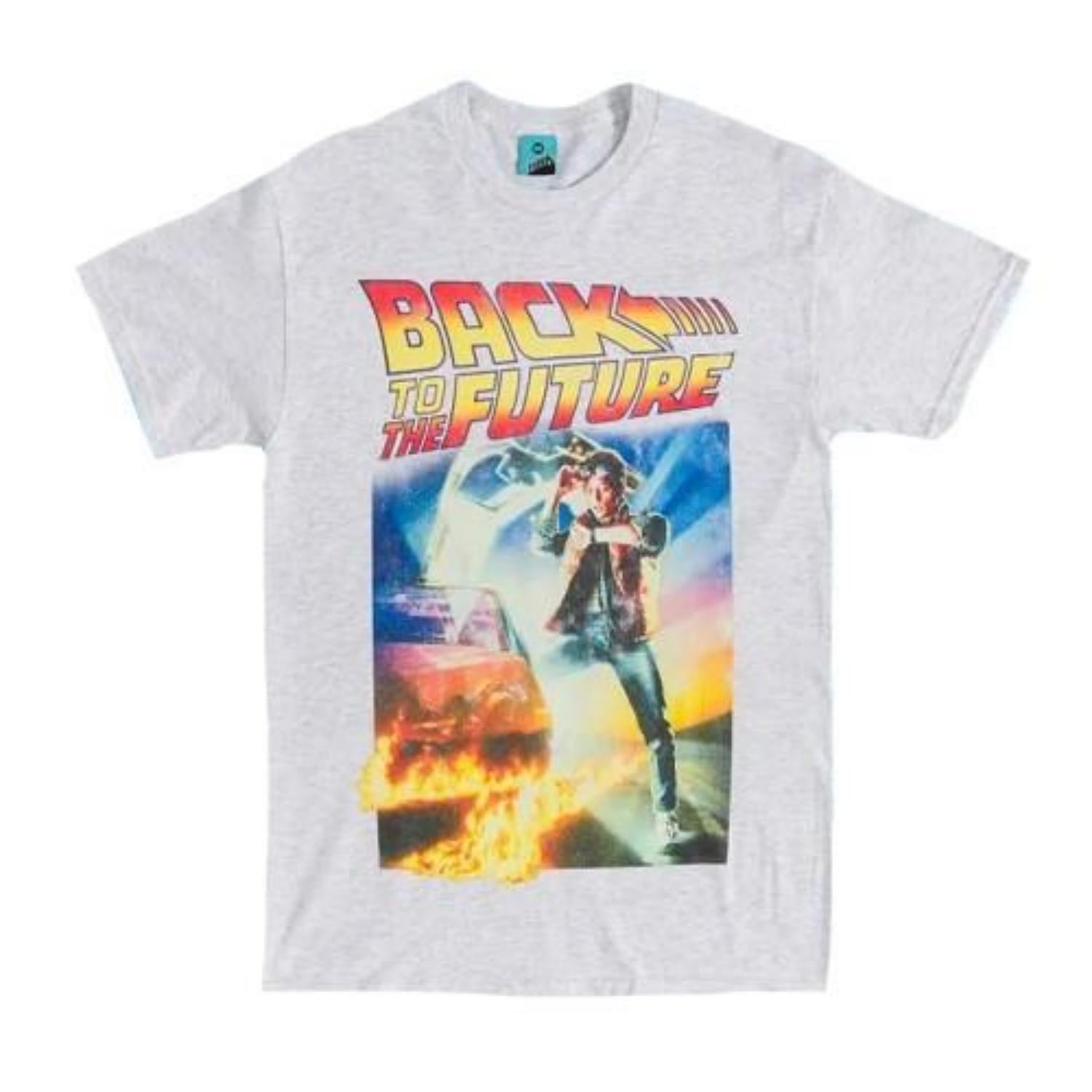 Back To The Future Unisex Adult Movie Poster T-Shirt S