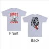 Vintage 90's Lords Jesus Christ God Gym Vintage Front And Back Men's T-Shirt Short Sleeve Shirt Unisex Men Women Summer