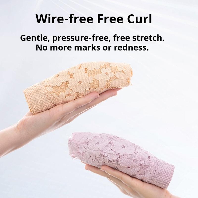 Lace Back Beautiful Big Breasts Show Small Thin No Ring Underwear Ultra-thin Gathered Breasts To Prevent Sagging Large Size Bra