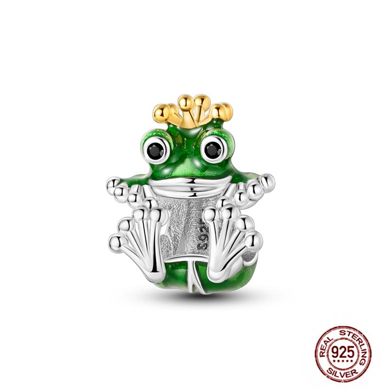 Fit Original Pendant Animal Charmscopper Pink Heart Pet Cat Dog Blue Owl Squirrel Beads Bracelet Women Diy Birthday Jewelry