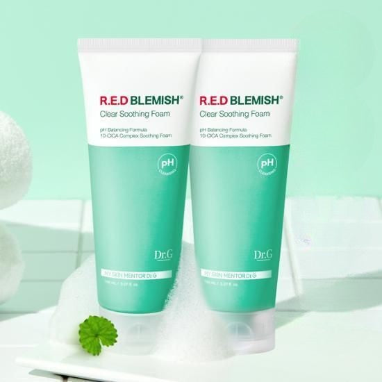 

Dr. G pH Cleansing Red Blemish Clear Soothing Foam Duo Set (150mL+150mL)
