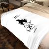 1PZ Coperta Morbida in Flanella con Stampa Carina di Son Goku, Alta Qualità per Tutte le Stagioni, Decorazione per la Casa, Calore e Comfort, Perfetta per Regali di Natale