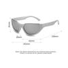 Xiaomi Men Women Y2K Futuristic Wrap‑Around Sunglasses UV400 Sport Fashion Shades for Street Outdoor Party Photos  20915