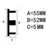 20pcs/lot M582 55mm 52mm OZ Racing Car Wheel Rim Center Hub Caps Alloy Carbon Fiber Car Replace Center Caps O.Z
