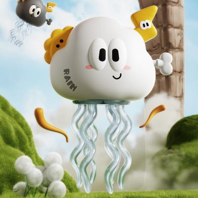 Aufziehbares Tanzende Wolke Spielzeug Pädagogisches Uhrwerk Feder Regenwolke Spielzeug Kleinkinder Jungen Mädchen Interaktiv Krabbeln Cartoon Wolke Spielzeug