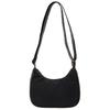 Women Simple Pure Color Shoulder Bag Female Small All-Match Travel Handbags Dumpling Bags Multifunctional Ladies Handbag