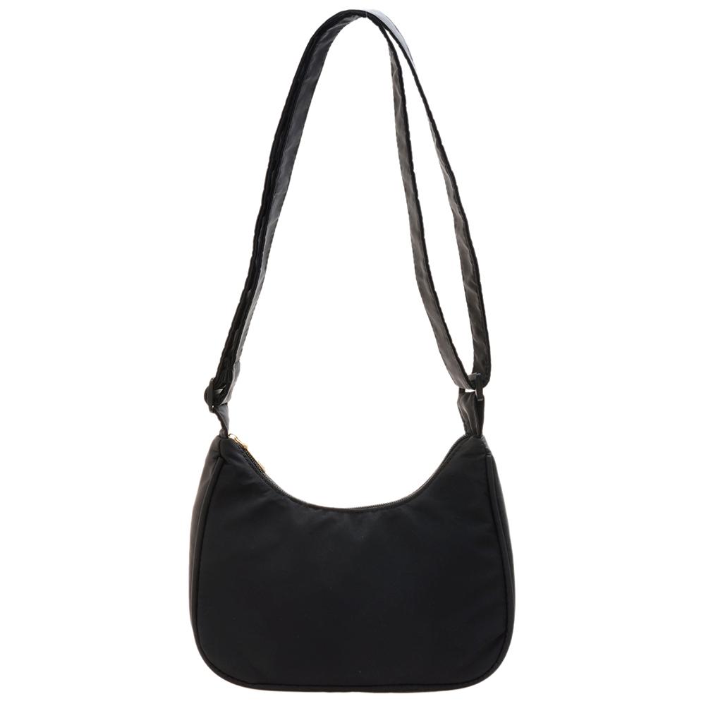 

Women Simple Pure Color Shoulder Bag Female Small All-Match Travel Handbags Dumpling Bags Multifunctional Ladies Handbag чёрный