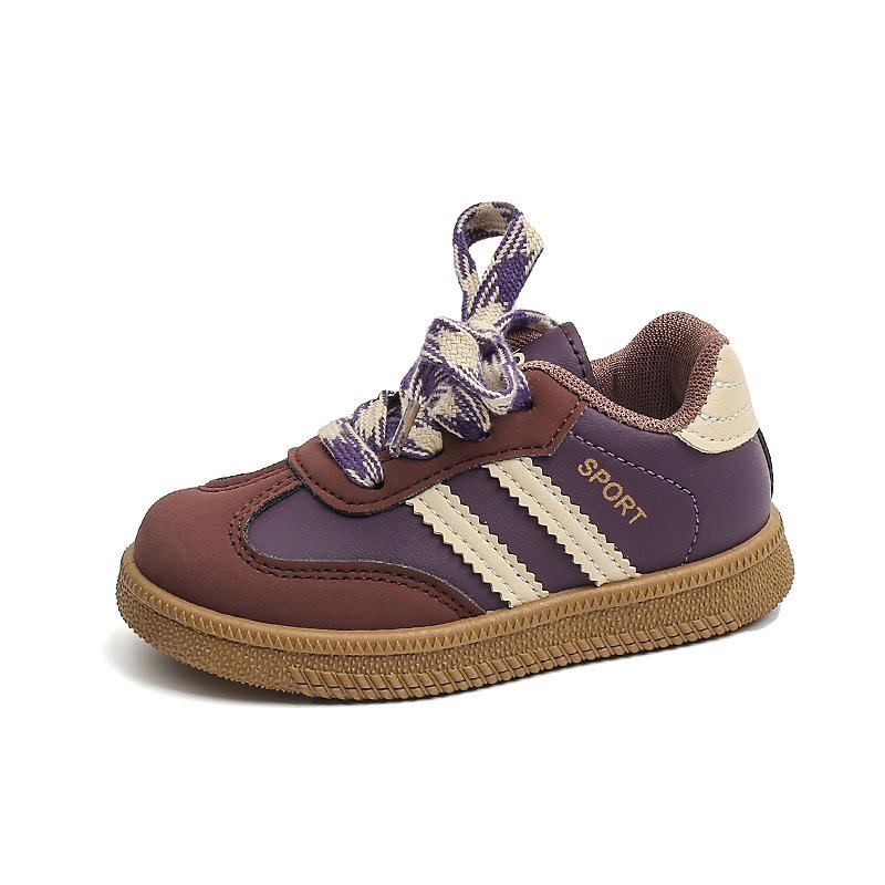 New Spring and Autumn Solid Versatile Sports Soft-soled Casual Sneakers for Boys and Girls