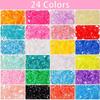 2000pcs Mini Hair Rubber Bands for Hair with Organizer Box Girl Hair Ties Colorful Hair Accessories for Girl Kids for Hearwear
