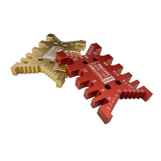 Woodworking Tenon Card Caliper Measurement Tool Durable Structure Comfortable Grip Smooth Operation Portable Tenon Card Caliper