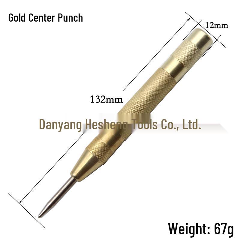 Automatic Spring-Loaded Glass Punch & Center Locator