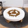 Pet Cats Dog Slow Food Bowl Fat Help Healthy Smooth Round Thickened Bowl Elevated Stand