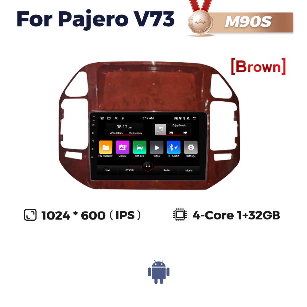 Mitsubishi Pajero V73 Central Control GPS Navigator with Wireless CarPlay