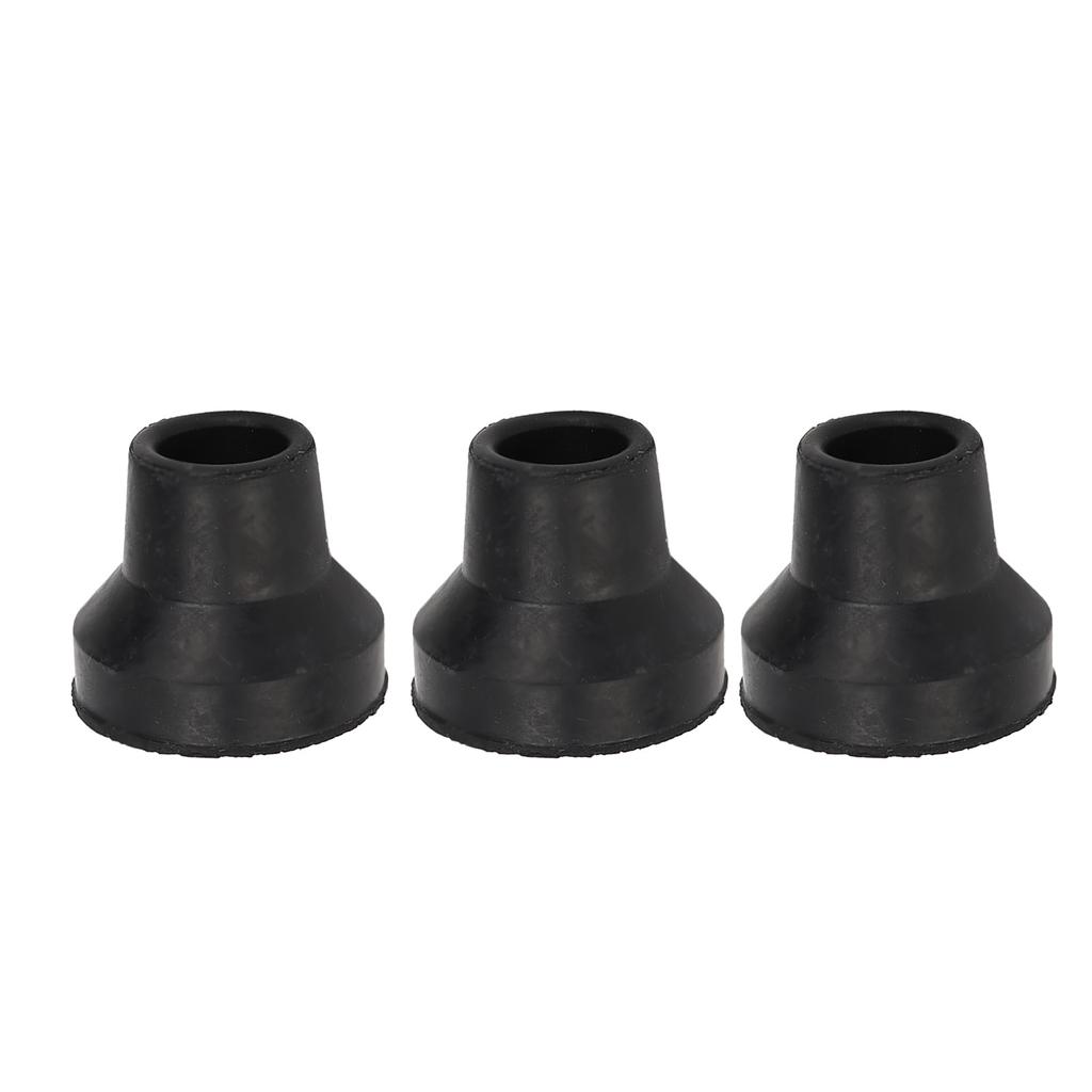 10Pcs Cane Tips Rubber Skid Resistance Wearproof Walking Crutch Tips for Standard and Folding Walkin