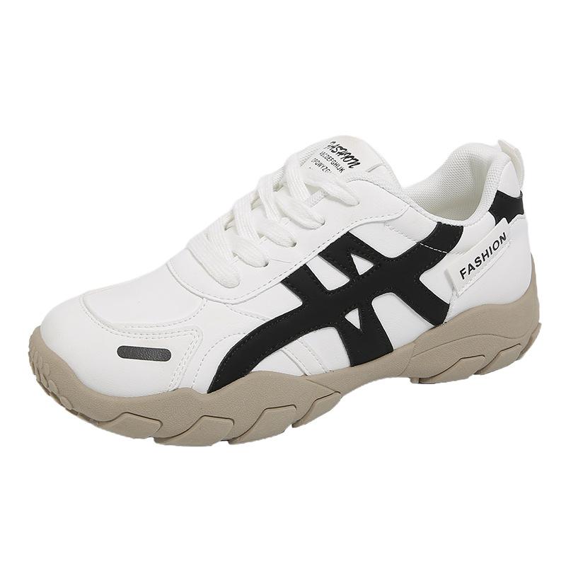 

White Deer same sports net shoes women s 2025 summer explosion thin soft-soled Forrest Gump shoes versatile dad casual shoes 35 чёрный