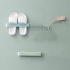 He Dou Space-Saving Adhesive Shoe & Slipper Rack for Bathroom