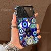 Blue Evil Eyes Phone Case Case for iPhone17 16 15 14 13 12 11 Pro/ Max/Plus Shock-proof Rear Cover Anti-fingerprint