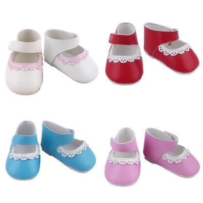 8cm Size Reborn Doll Shoes Ruffle Design Mini Gossip Shoes Baby Shoes Doll Shoes  For 55cm Dolls