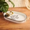 Evabella Oval Galvanized Tray