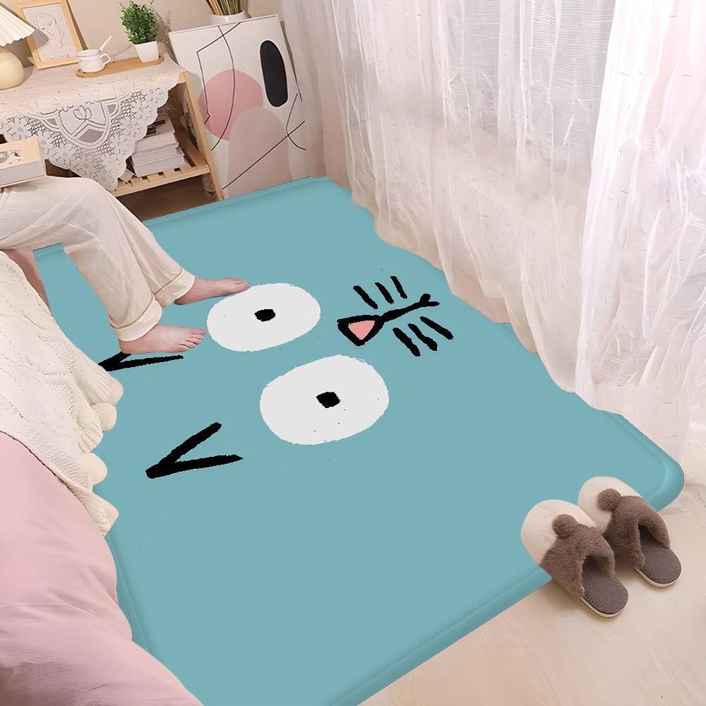 Art J-Jean J-Jullien Bathroom Mat Anti-slip Absorb Water Long Strip Cushion Bedroon Mat Welcome Doormat