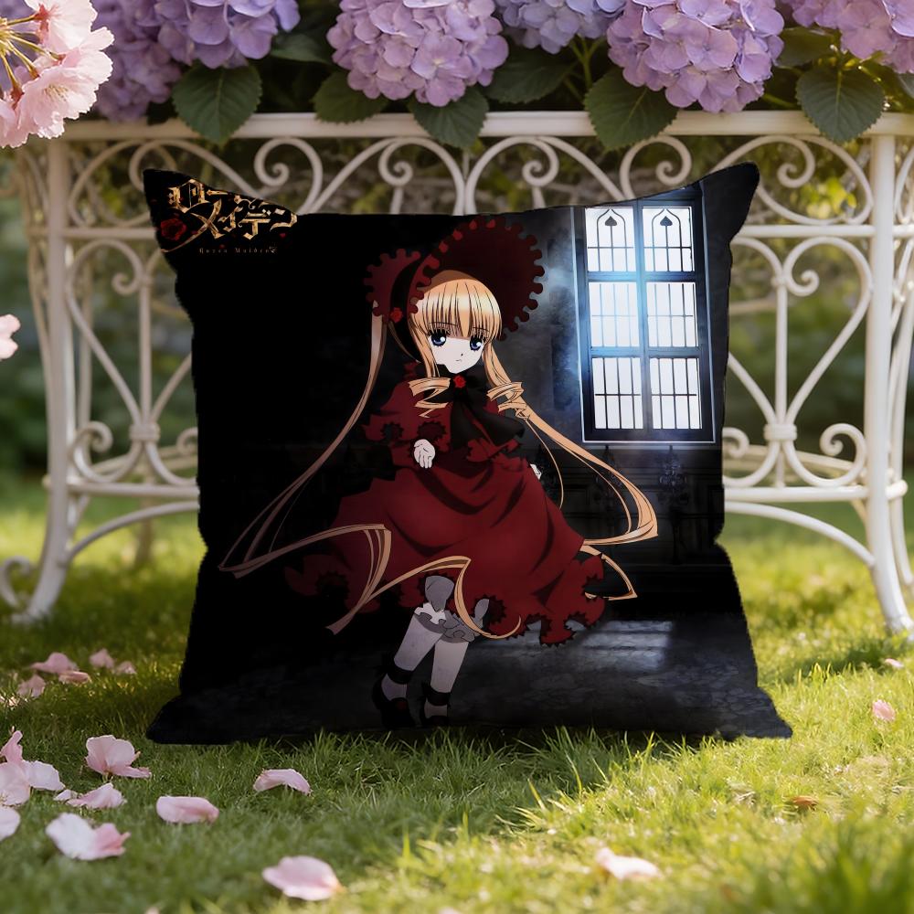 Anime R-Rozen M-Maiden Cushion Cover Home & Car Dual-Scene Pillow Cover: Reversible for Premium Comfort