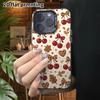 Phone Case: 2D Flat, Suitable for iPhone 18 17 16 15 14 13Pro In Rainbow Silver, Couple Style, Cherry Leopard Print, Christmas and Halloween Gifts