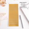 A132 Korean Style Stickers & Cards Set - Alphabet & Number Design for DIY Journals