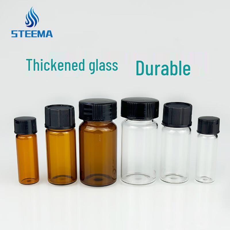 STEEMA 20ml Screw-Cap Glass Sample Bottle 20ml