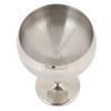 Metal Wine Glass 304 Stainless Steel 400ML Capacity Multifunctional Cocktail Glass for Yogurt Snacks Candy Salads