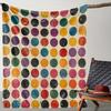 Vintage Multicolor Polka Dot Blanket: Warm, Soft, Versatile for All Seasons- Suitable for Sofa, Bed, Car, Office, Camping, Also Great As a Gift