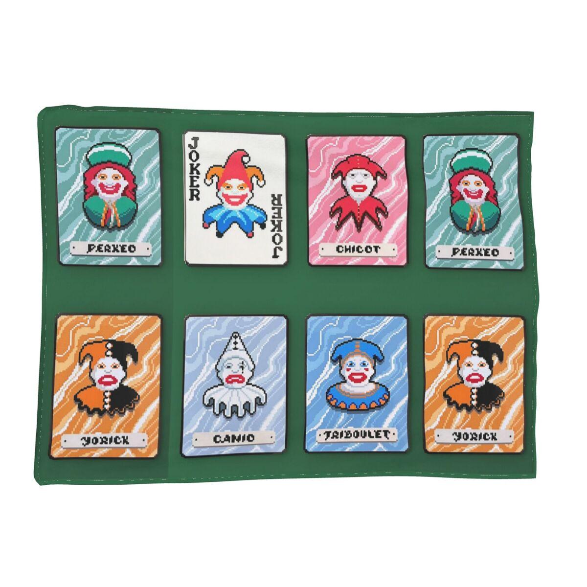 

Balatro Playing Card Jocker Lusty Joker Blankets Soft Warm Flannel Throw Blanket Plush for Bed Living room Picnic Travel Home 80x120cm