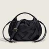 Luxuriöse Retro gewebte Handtasche Vogelnester-Design 2-in-1 Korbtasche Damen Mode Hohl geschnitzt Umhängetasche mit Quaste Kordelzug