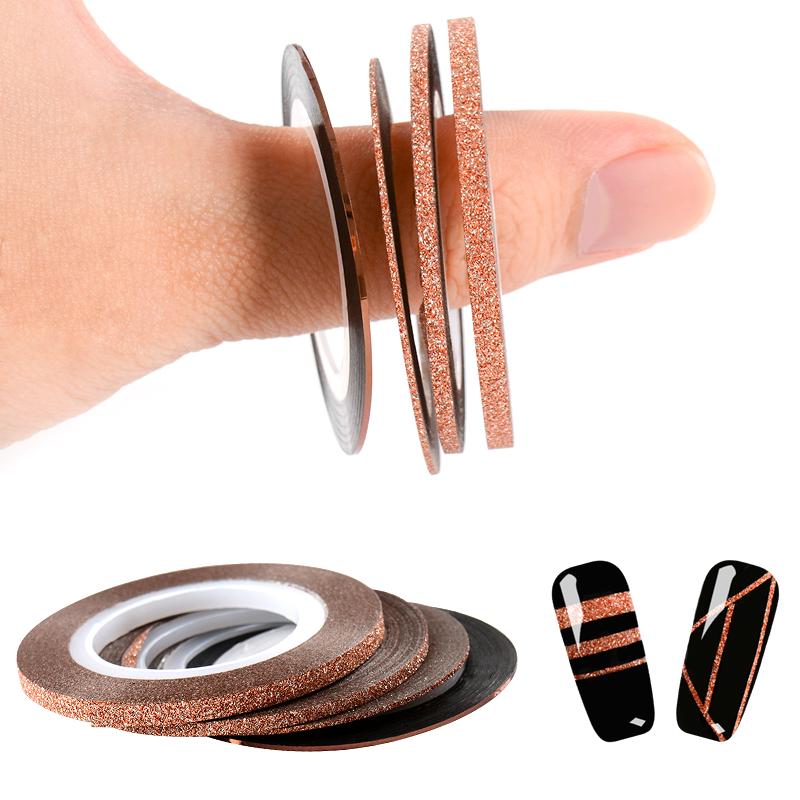 4 Styles Mixed Nail Art Stripe Striping Tape Line DIY Manicure Decoration Design Sticker Rolls