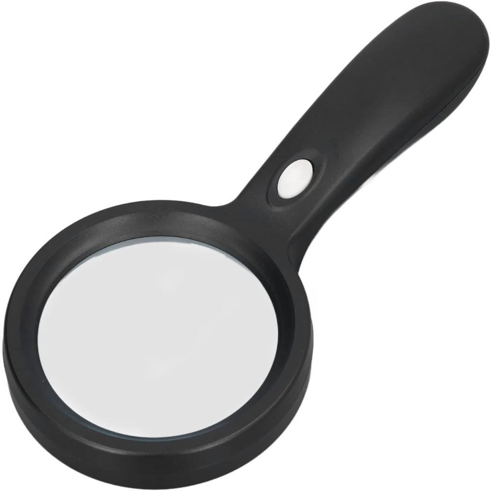 Illuminated Lighted Magnifying Glass With Light Lighted Magnifier Handheld For Seniors Reading