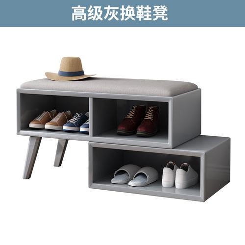 

Нордический табурет для переодевания обуви из цельного дерева, входная стойка для обуви, простая скамья, на которую можно положить обувь, сидя, тумба и табурет