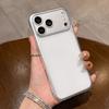 Applicable to iphone16 original matte mobile phone case, Apple 17PROMAX new semi-transparent 15 soft protective case