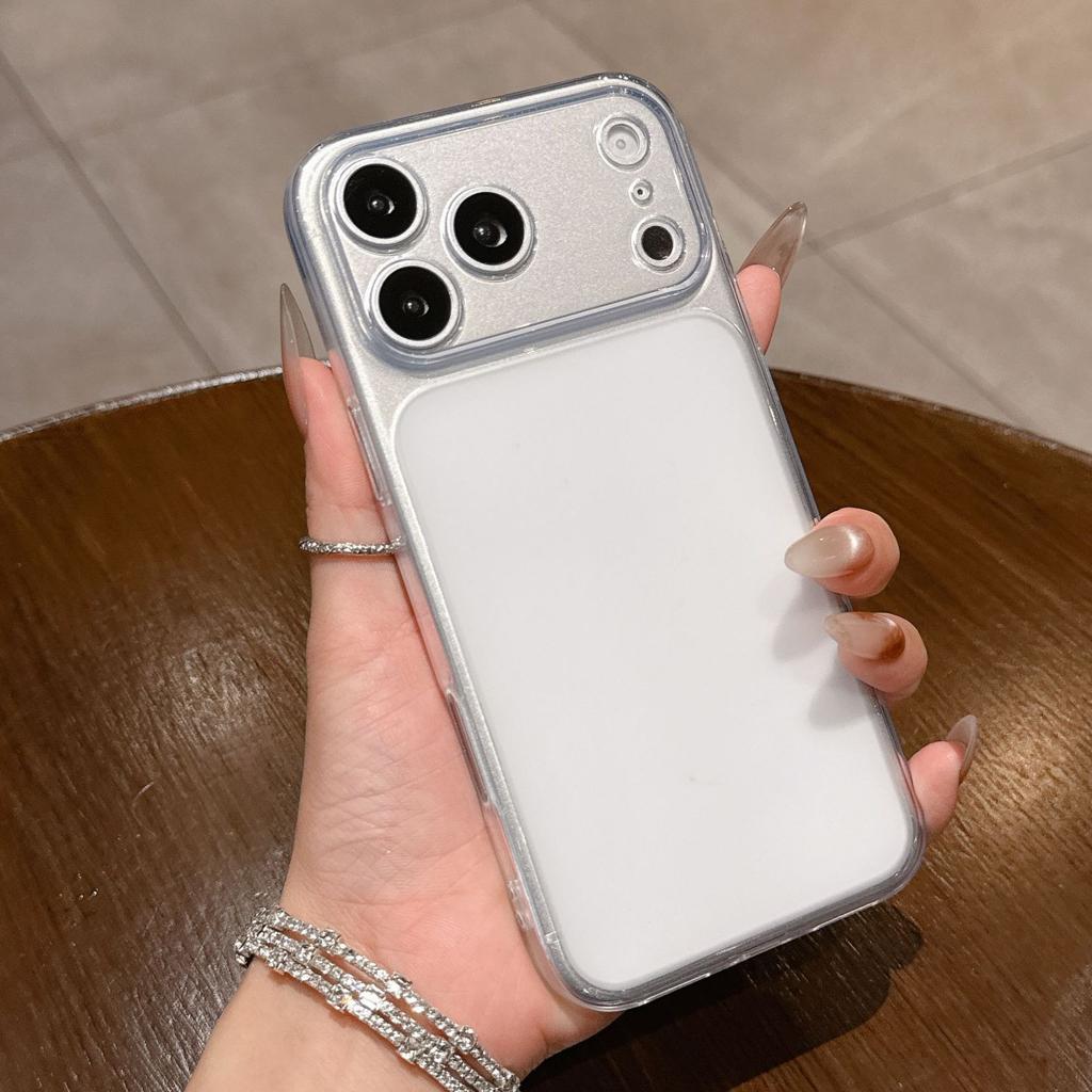 Applicable to iphone16 original matte mobile phone case, Apple 17PROMAX new semi-transparent 15 soft protective case