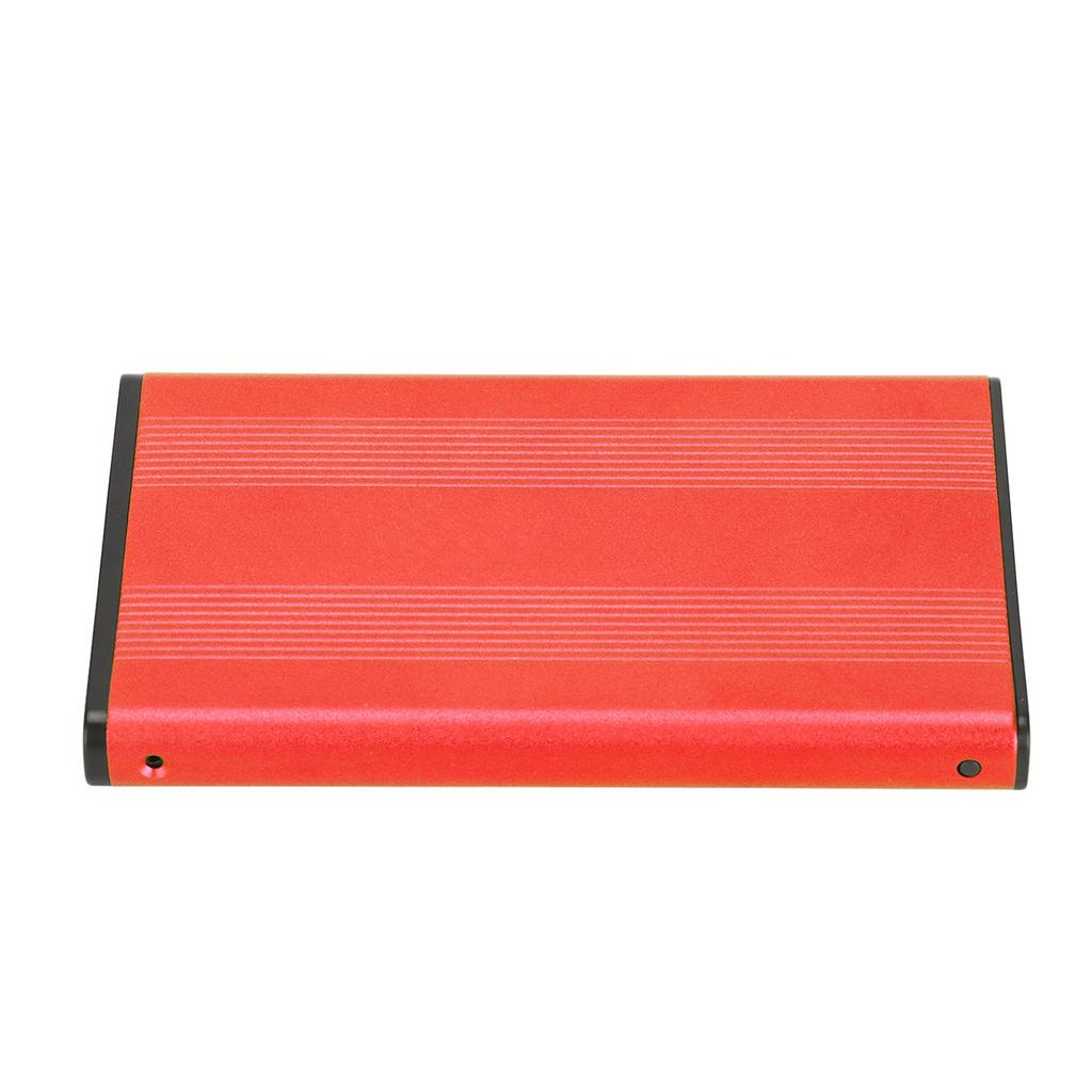 Hard Drive Enclosure 2.5in USB2.0 480Mbps Easy Installation Highly Durable Aluminum Alloy Plug and Play HDD Enclosure