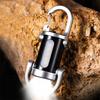 Mini Keychain Flashlight Waterproof with Rechargeable Battery and Charging Cable Outdoor Camping Portable Lighting GZW