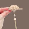 Elegante Vintage Perlenquaste Seitenclip Fächer Haarnadel - Chinesisches Hanfu Qipao Braut Haaraccessoire für Damen