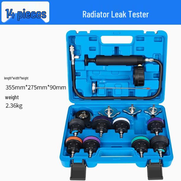 Car Radiator Pressure & Leak Detection Tool Set for Antifreeze Replacement